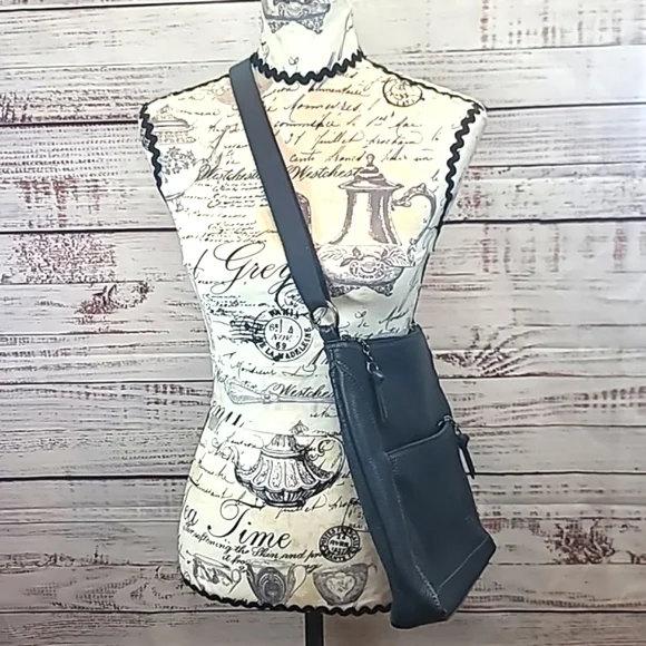 the sak blue pebbled leather crossbody - Picture 4 of 10